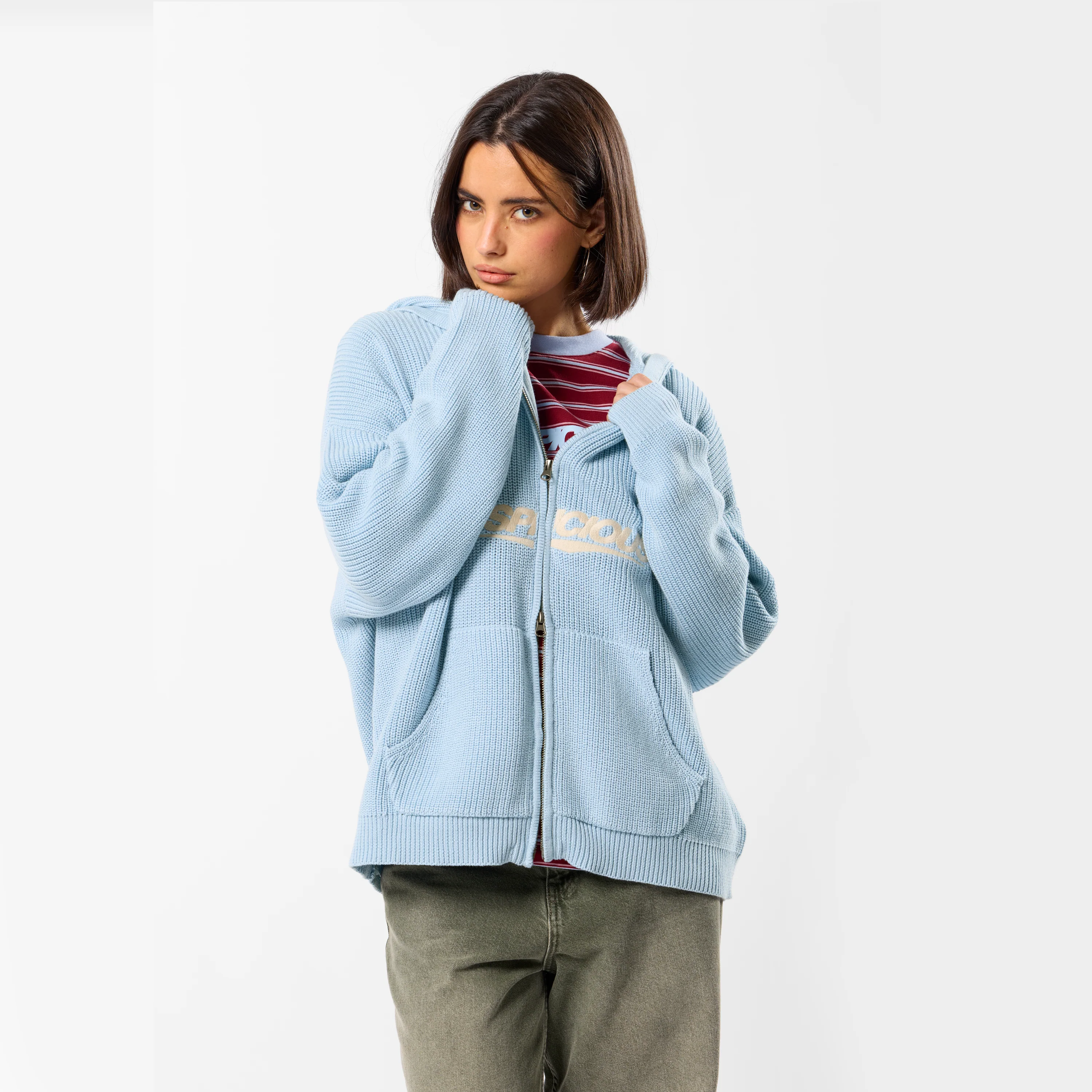 Winter3 / Flow Vintage Zip-Up - Celestial Blue - Image 7