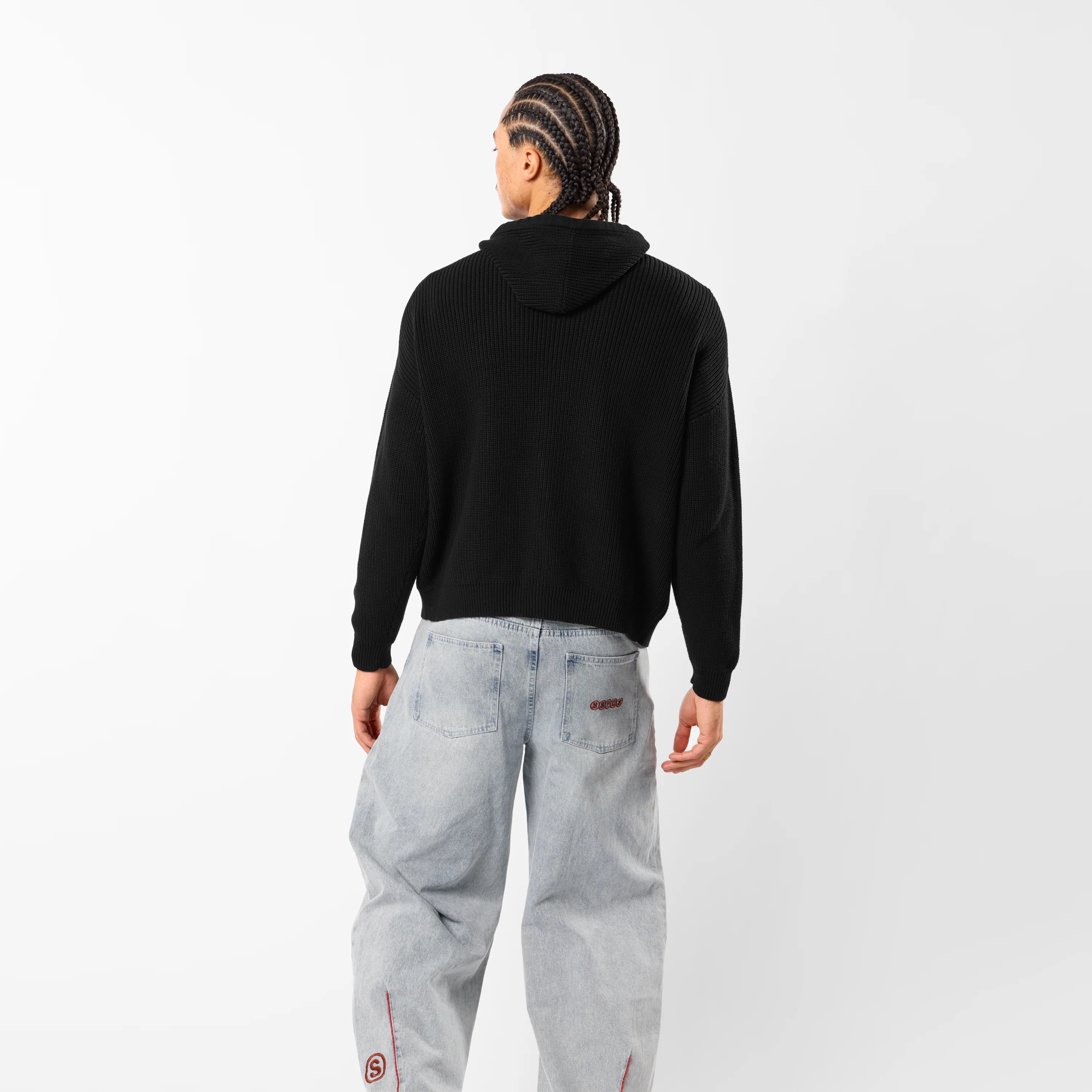 Winter3 / Patch Patrol Vintage Zip-Up - Black - Image 6