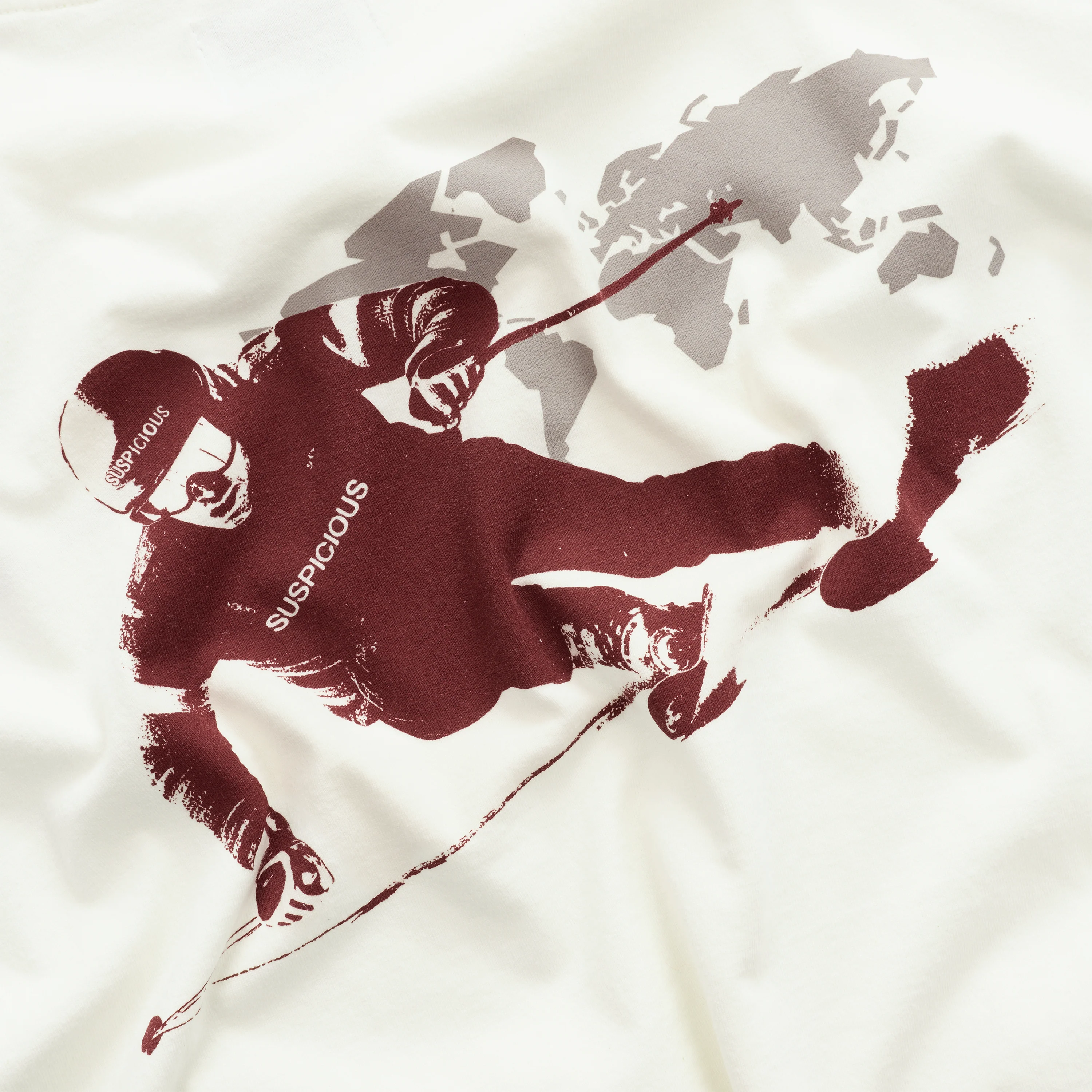 Winter3 / Race the map Tee - Natural - Image 4