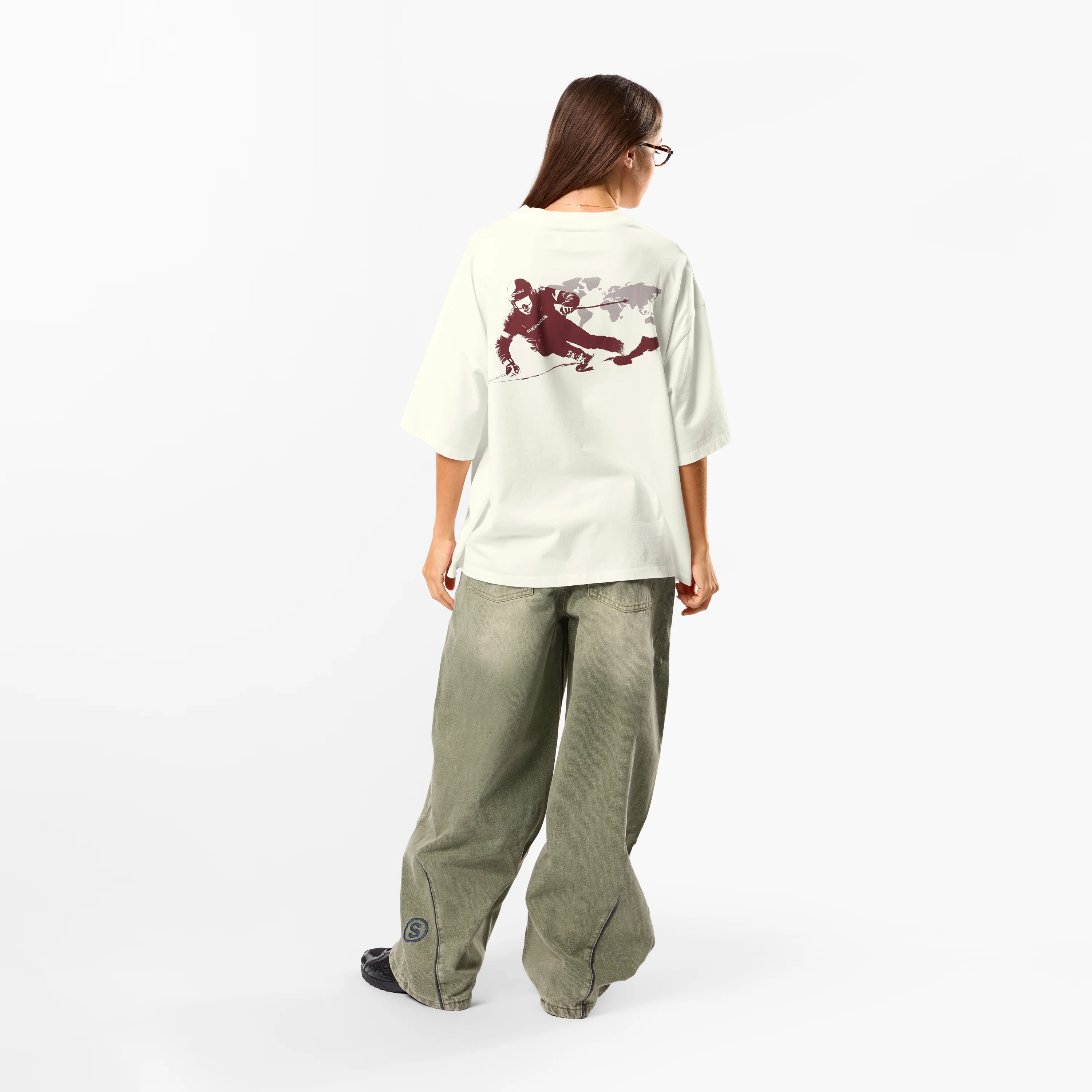 Winter3 / Race the map Tee - Natural - Image 8