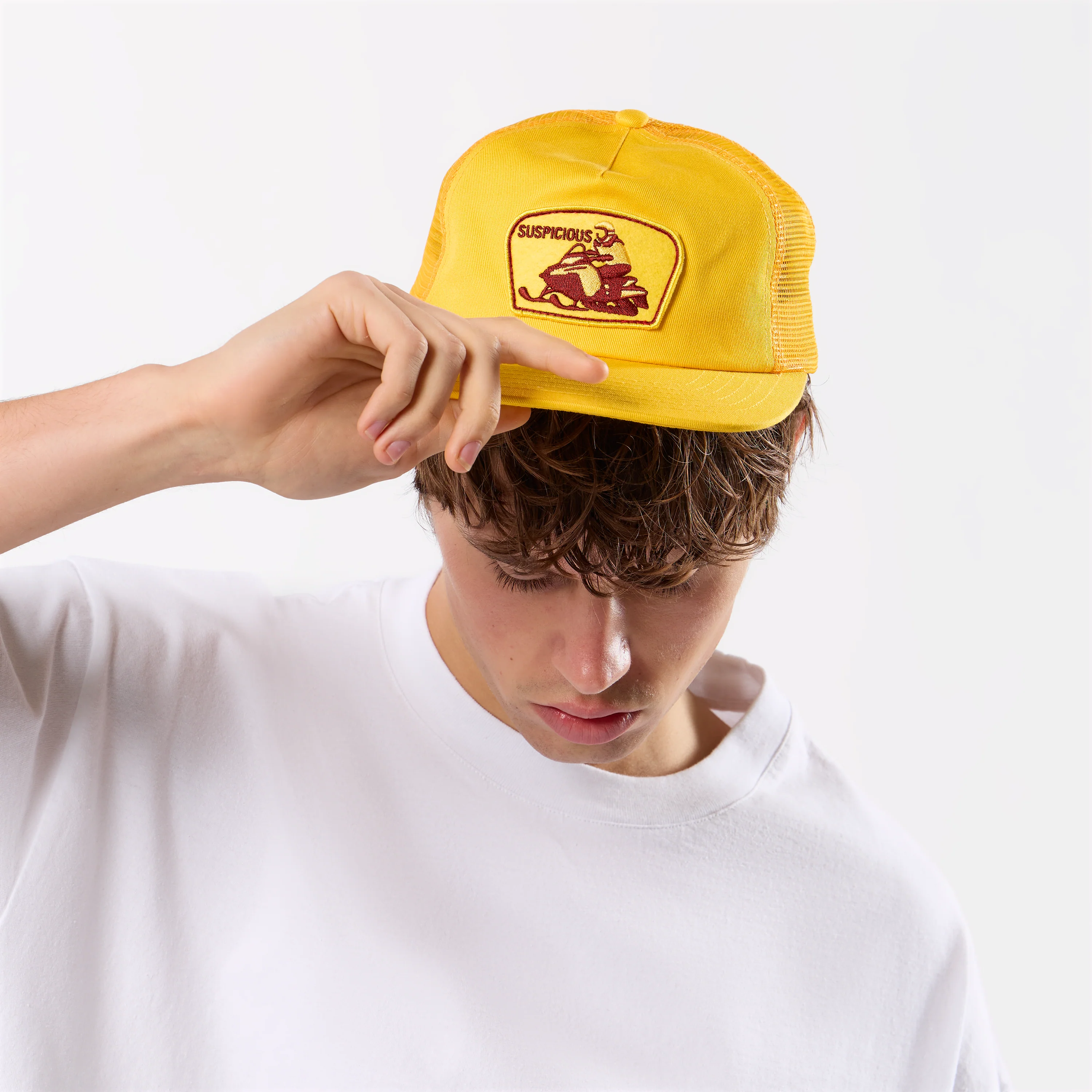 Winter3 / Snowmobile Cap - Yellow - Image 5
