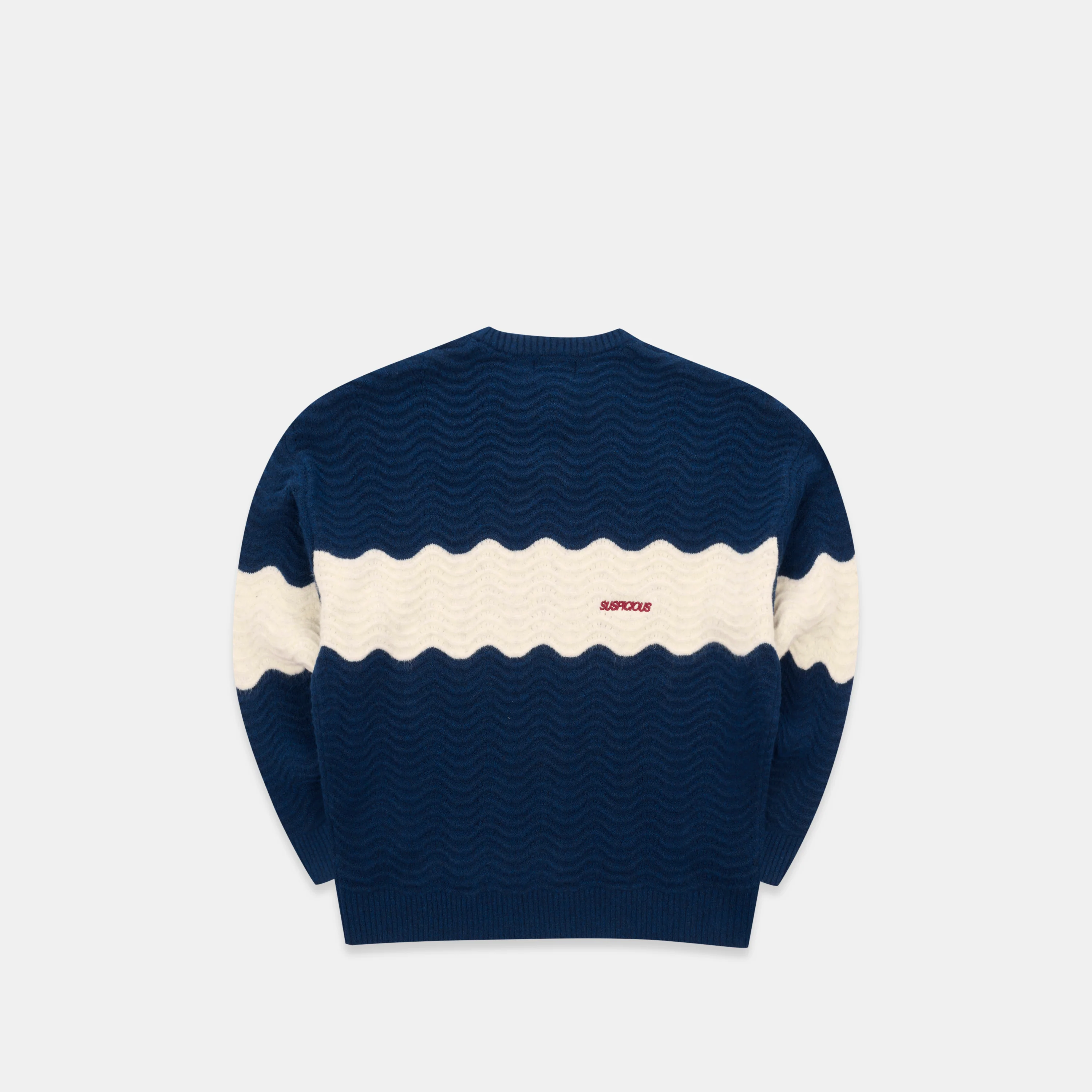 Winter4 / Break Knitted Wavy Sweat - Nightfall - Image 10