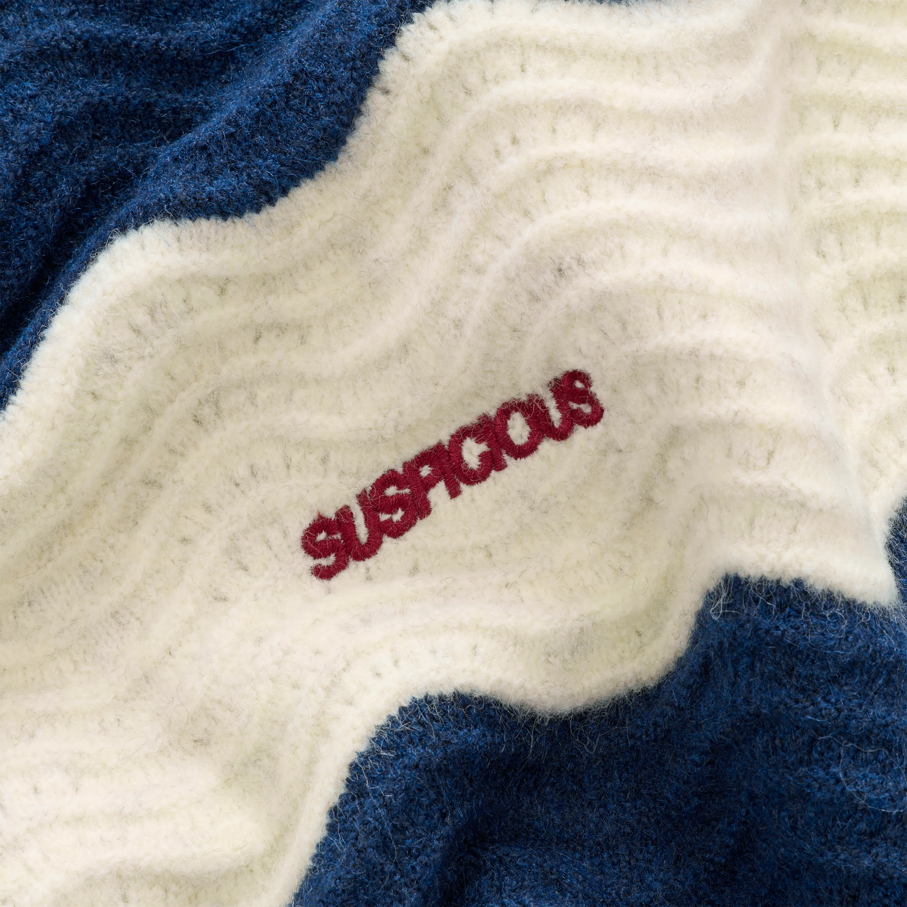 Winter4 / Break Knitted Wavy Sweat - Nightfall - Image 9