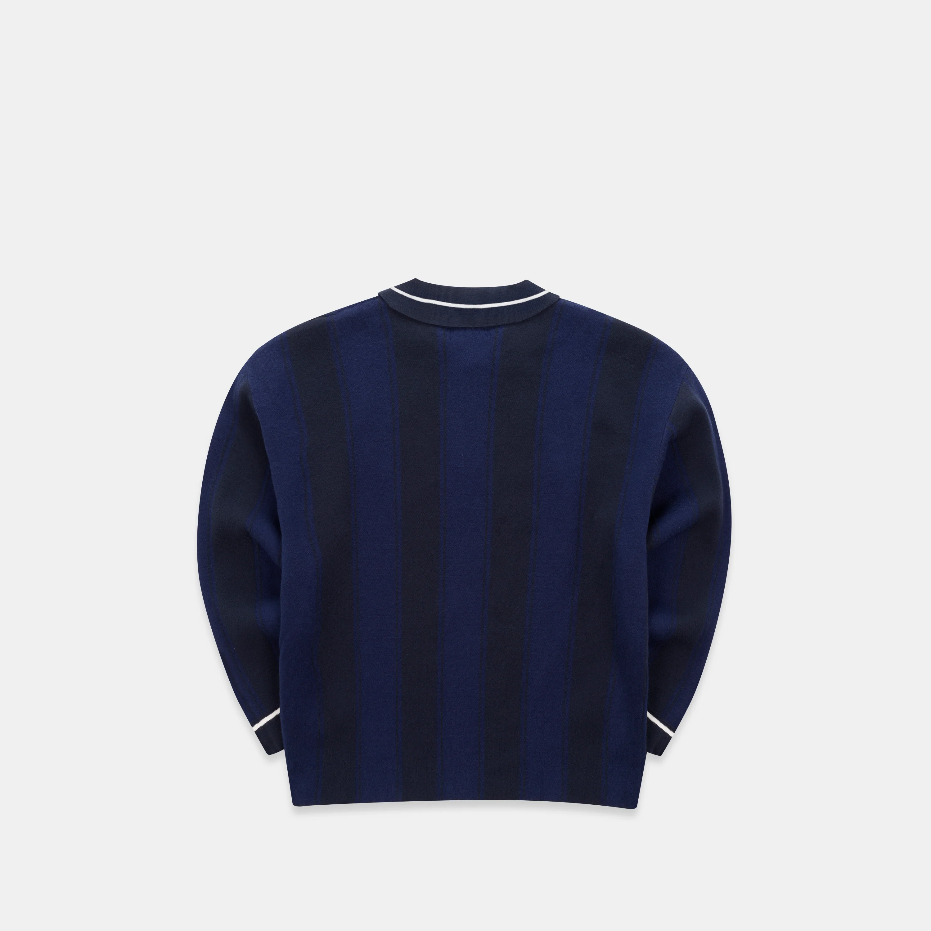 Winter4 / Kasteel Longsleeve Knitted Polo - Nightfall - Image 10
