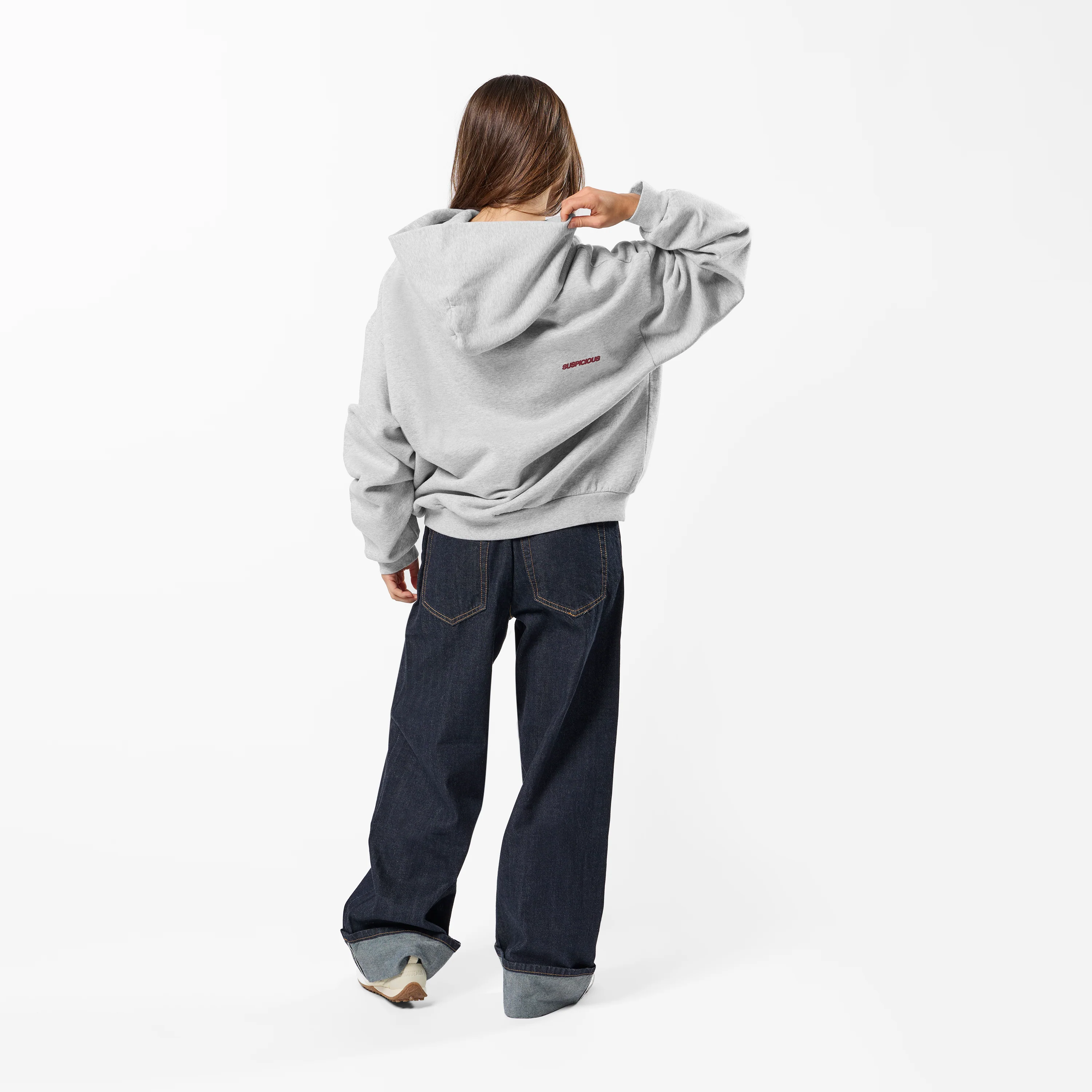 Winter4 / Signature Stamp Hoodie - Neutral Heather - Image 6
