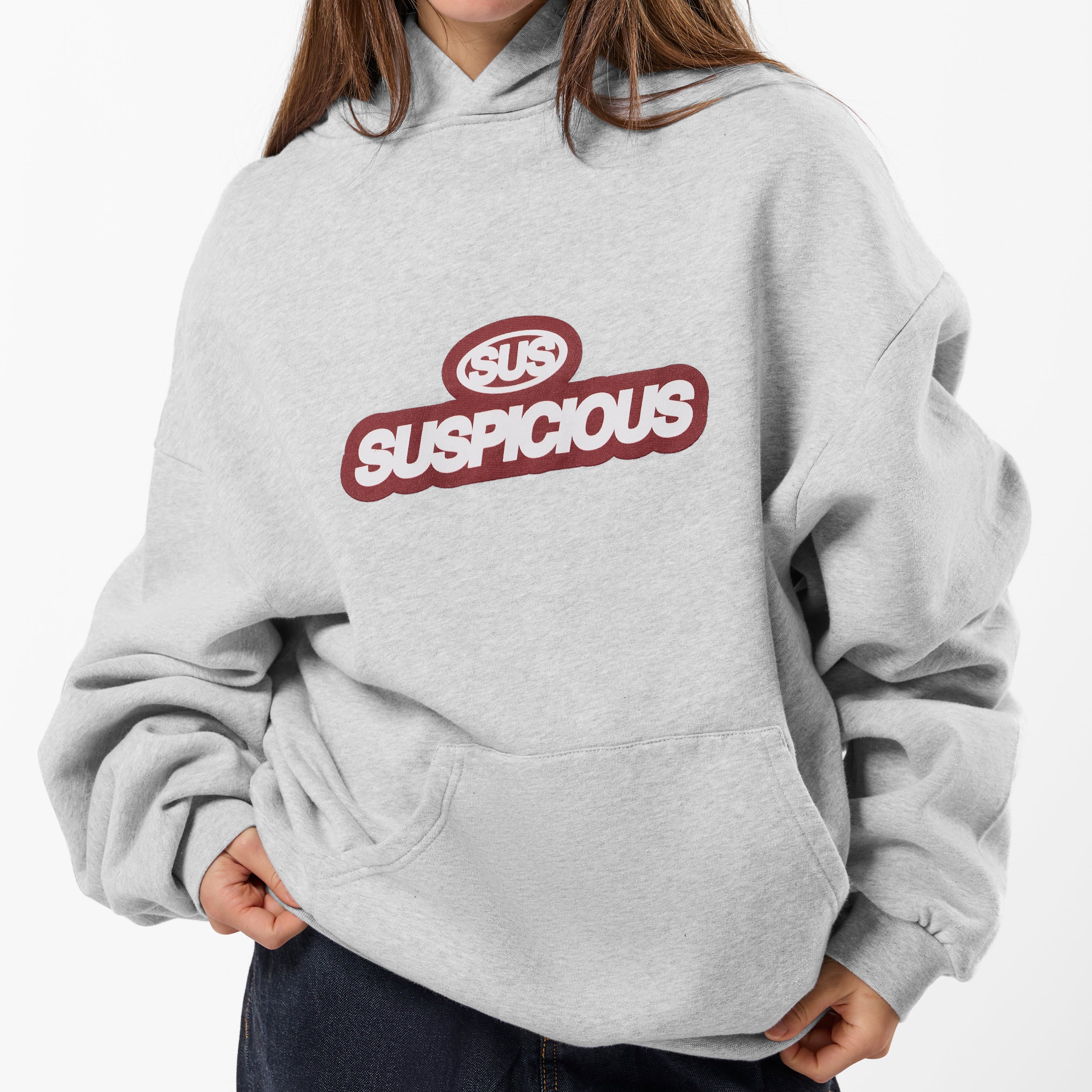 Winter4 / Signature Stamp Hoodie - Neutral Heather - Image 8