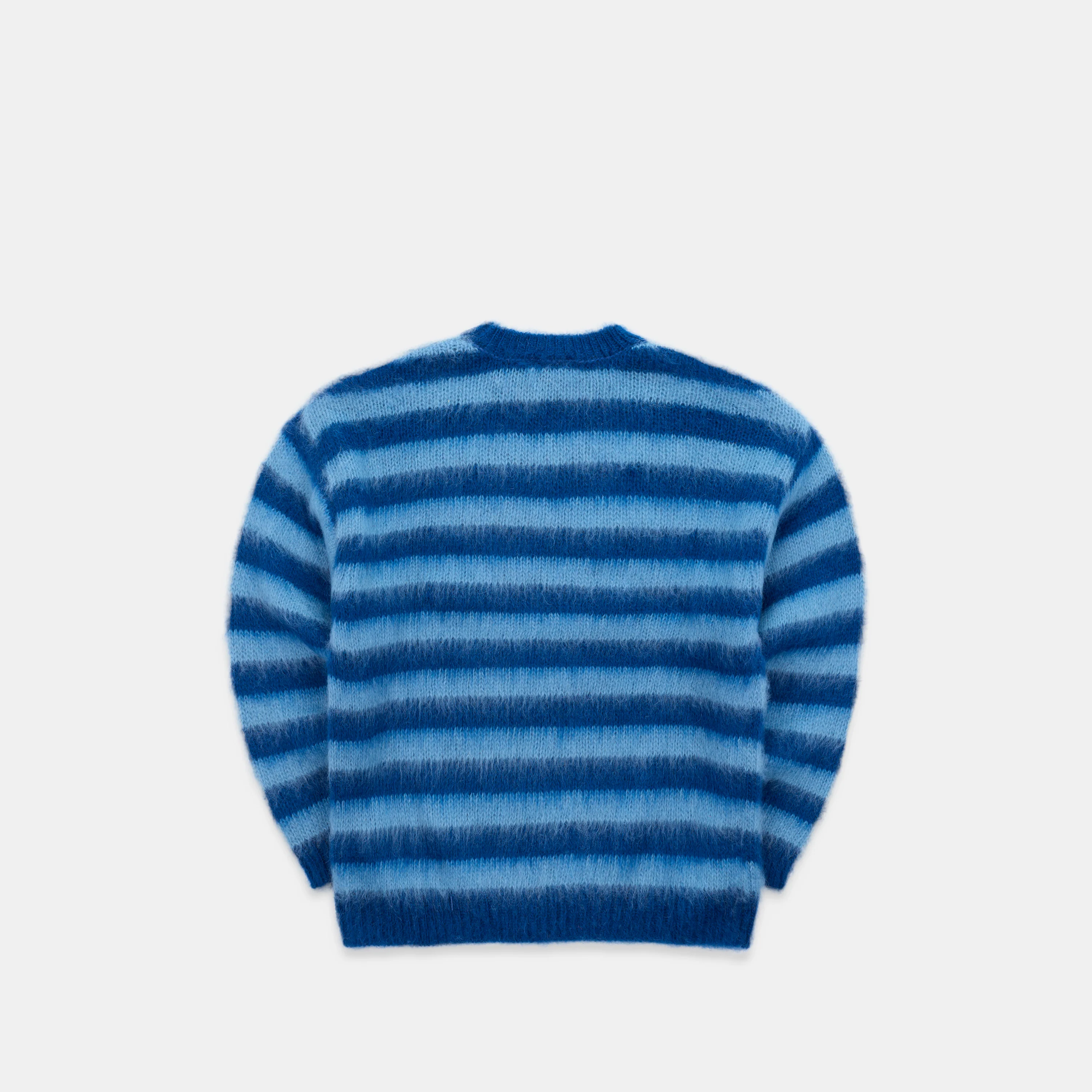 Winter4 / Essentials Striped Mohair Knit - Celestial Blue - Image 9